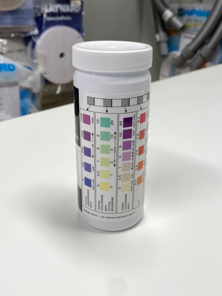 NEW Aquacheck 7 way Test Strips AC551236 Pool Water Testing Strips - 100 Strips