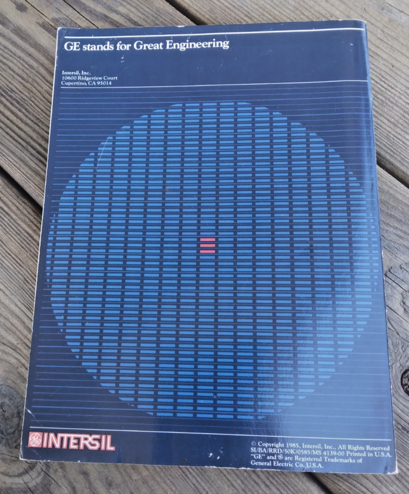 1985 Intersil / GE Semiconductor Brochure – “GE Stands for Great Engineering” –