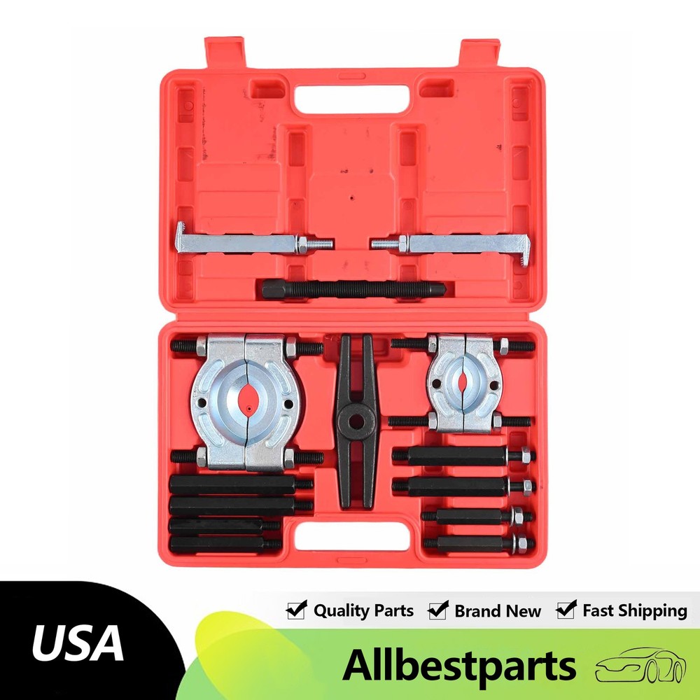 14pcs Bearing Puller Kit 5 Ton Capacity Bearing Separator Tools Set w/ Case