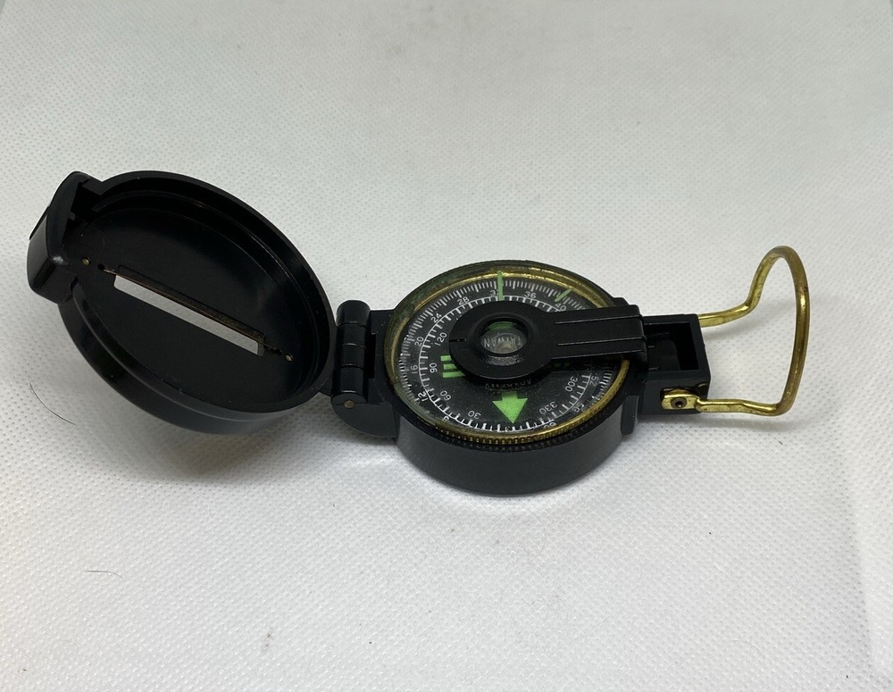 2” Vintage Engineer Lensatic Academy Compass