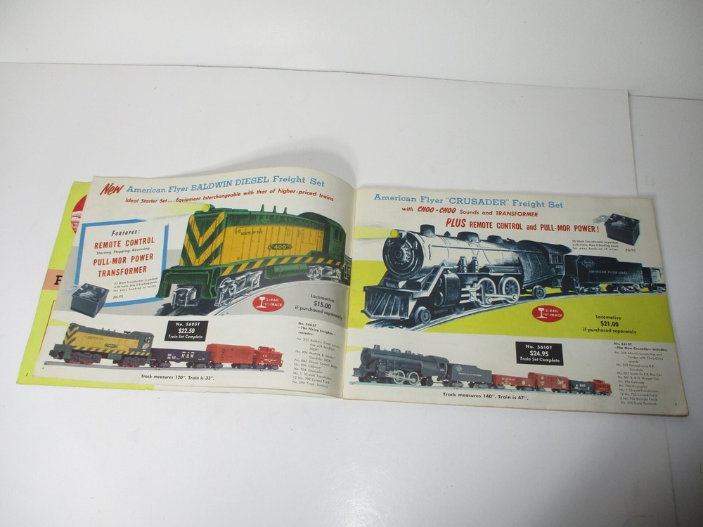 Original 1956 Gilbert American Flyer Model Train Catalog