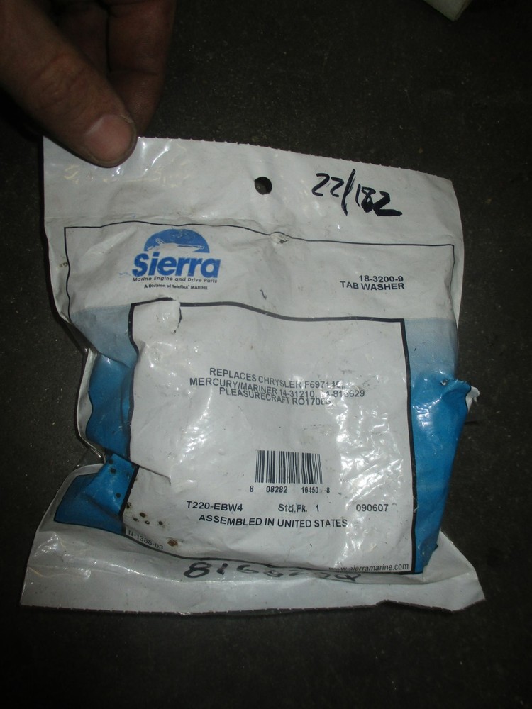 Mercury outboard Sierra tab washers (18-3200-9)