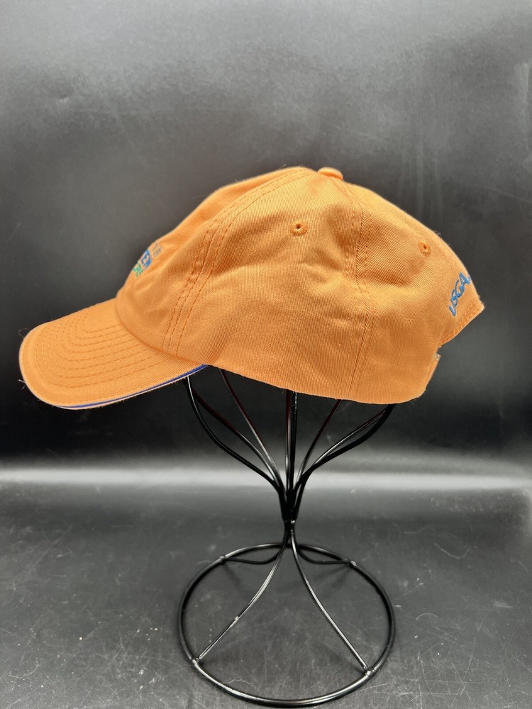 US Open 2015 Chambers Bay Golf Hat USGA Member Strapback Cap Orange