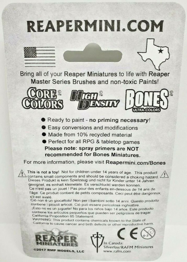 DAIN DEEPAXE Reaper Miniatures Dark Heaven Bones REM77074 D&D