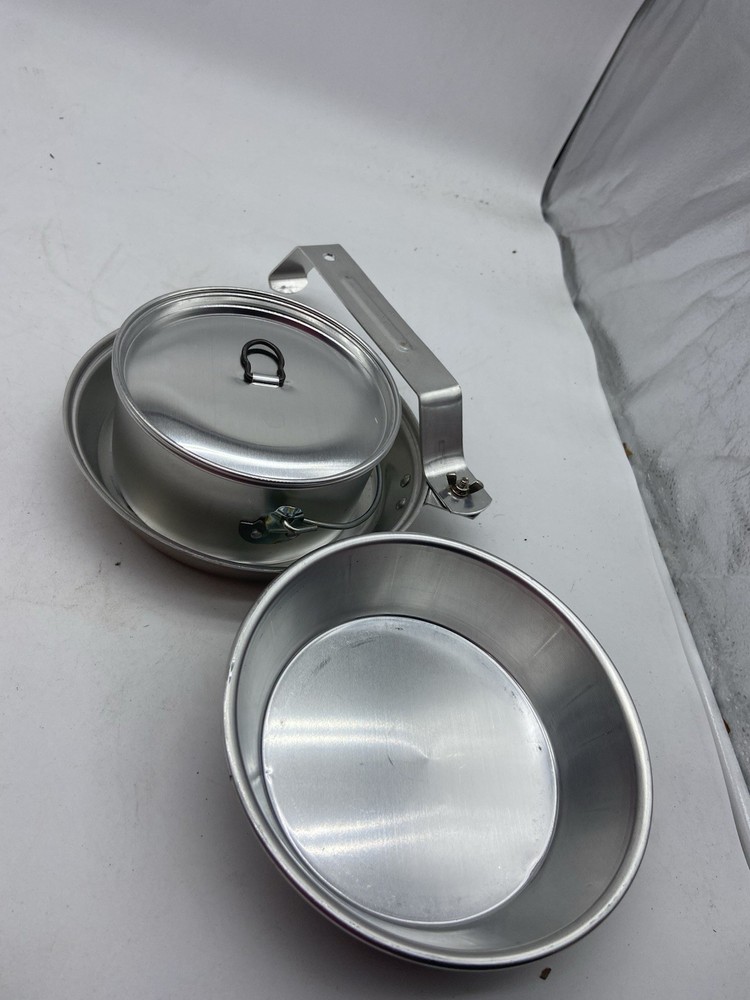 VTG MIRRO Backpacker Aluminum Mess Kit Camping Hiking
