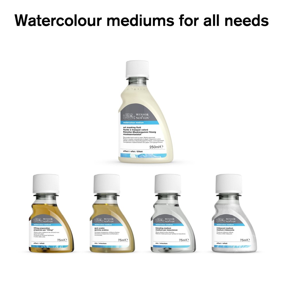 Watercolor Medium Ox Gall Liquid for Improving Paint Flow 75 ml Bottle