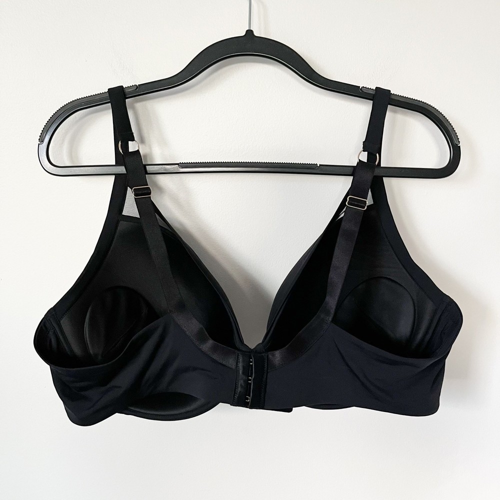 ThirdLove Classic Uplift Plunge Bra 44D Black Underwire