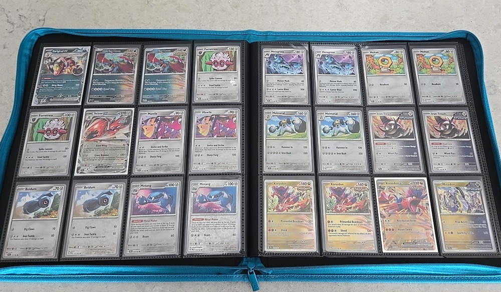 POKÉMON Temporal Forces Complete Base Set w/ Reverse Holo + Binder - 311 Cards
