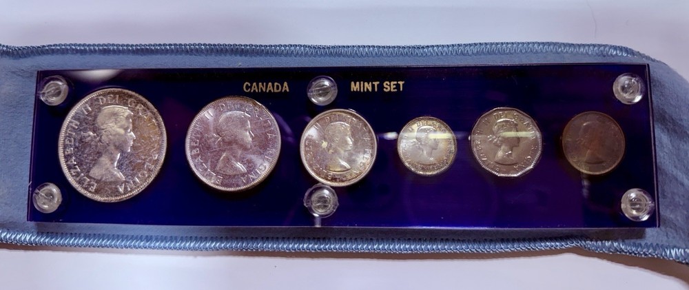 1958 Canada Prooflike Mint Set (PL) – 1.11 oz Silver