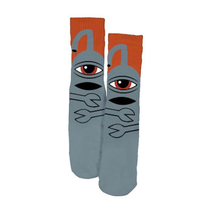 Toy Machine Skateboards Socks Sect Hug Grey