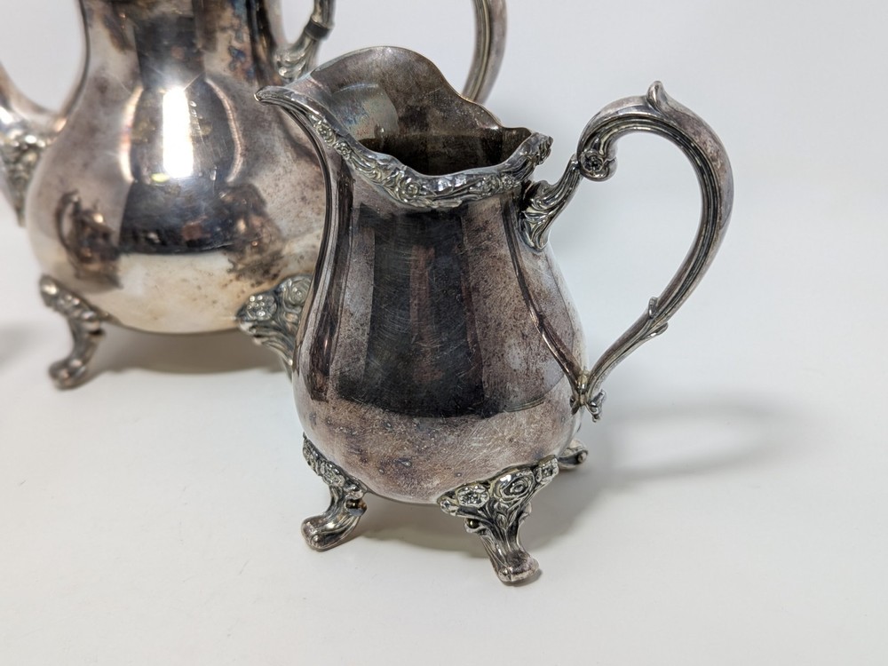 Webster-Wilcox, American Rose Coffee Tespot Set
