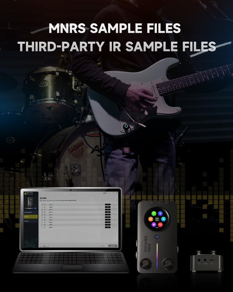Multi Effects Processor, AI Stereo Bass /Guitar Pedals with 194 Effect Models