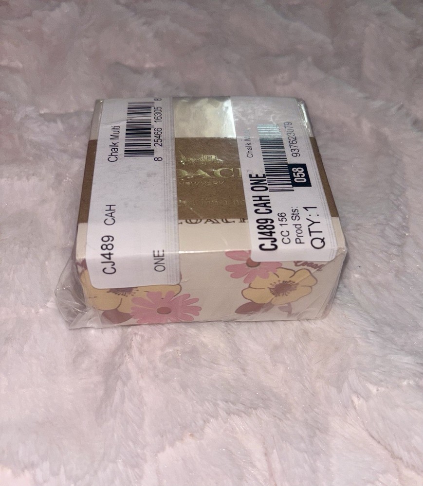 NEW Coach Chalk Multi Floral Print 288 Sheet Note Cube