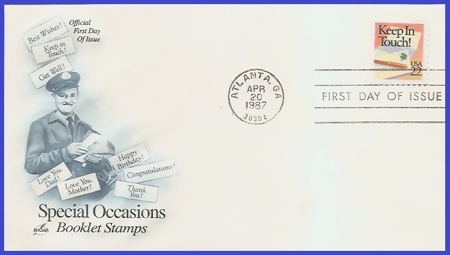 USA3 #2274 U/A ARTCRAFT FDC   Keep in Touch!