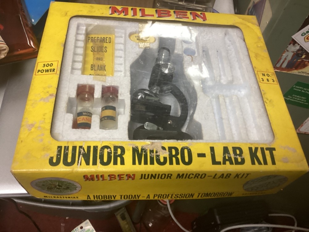 Vintage Milben #383 Junior Micro Lab Kit