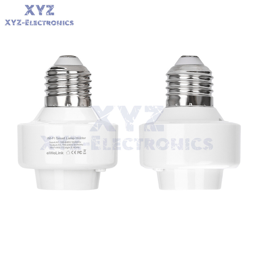 Smart WiFi Bulb Socket E26 E27 Light Bulb Adapter EWeLink Alexa Google Control