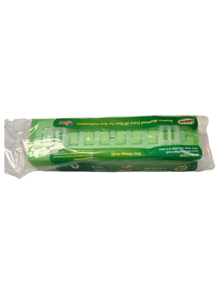 Libman Scrubster Mop Refills Easy Change Snap On Refill Super Absorbent #03105