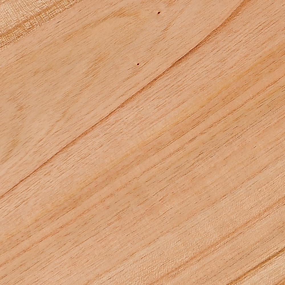 Naja Wood End Table, Natural Finish