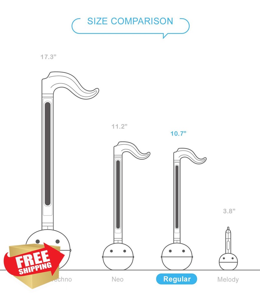 Otamatone Synthesizer, Black White Unicorn Set
