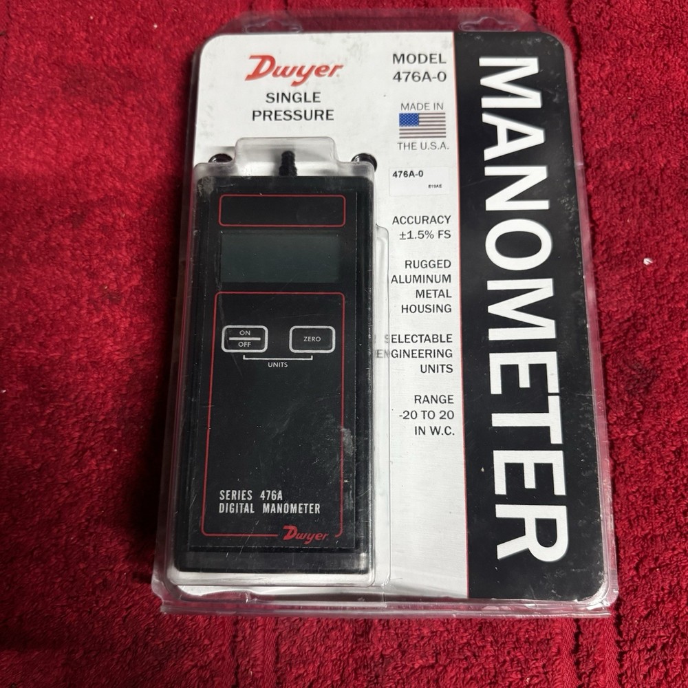 DWYER 476A DIGITAL MANOMETER Ne