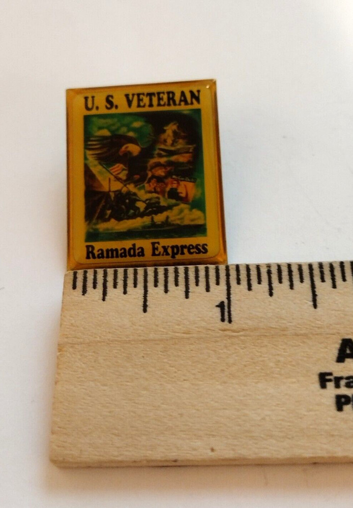 US Veteran Ramada Express Lapel Pin
