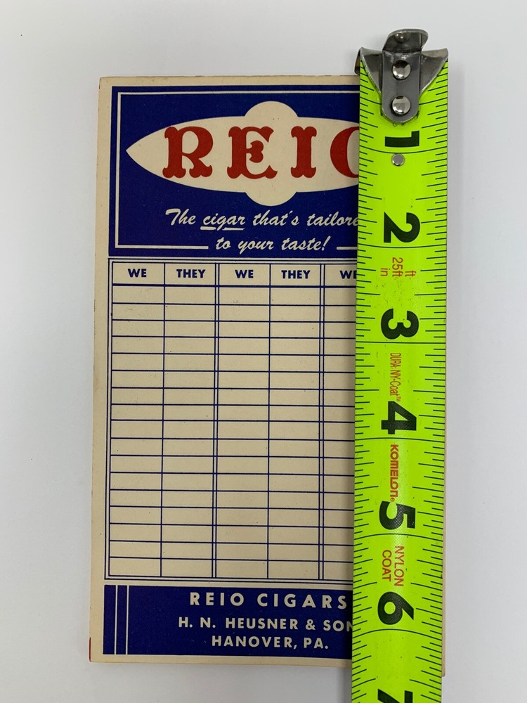 VINTAGE CIGAR ADVERTISEMENT REIO CIGARS NOTEPAD!!