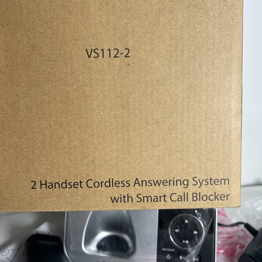 VTech VS112-2 Silver DECT 6.0 Bluetooth 2 Handset Cordless Answering System