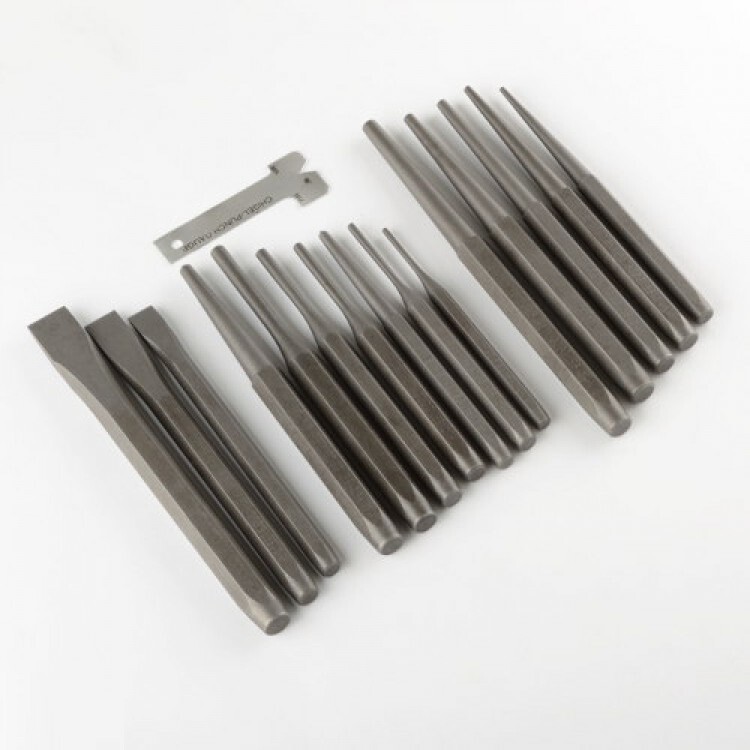 1/6/8/12/16/17 pc Sharp/Strong Punch And Chisel Set