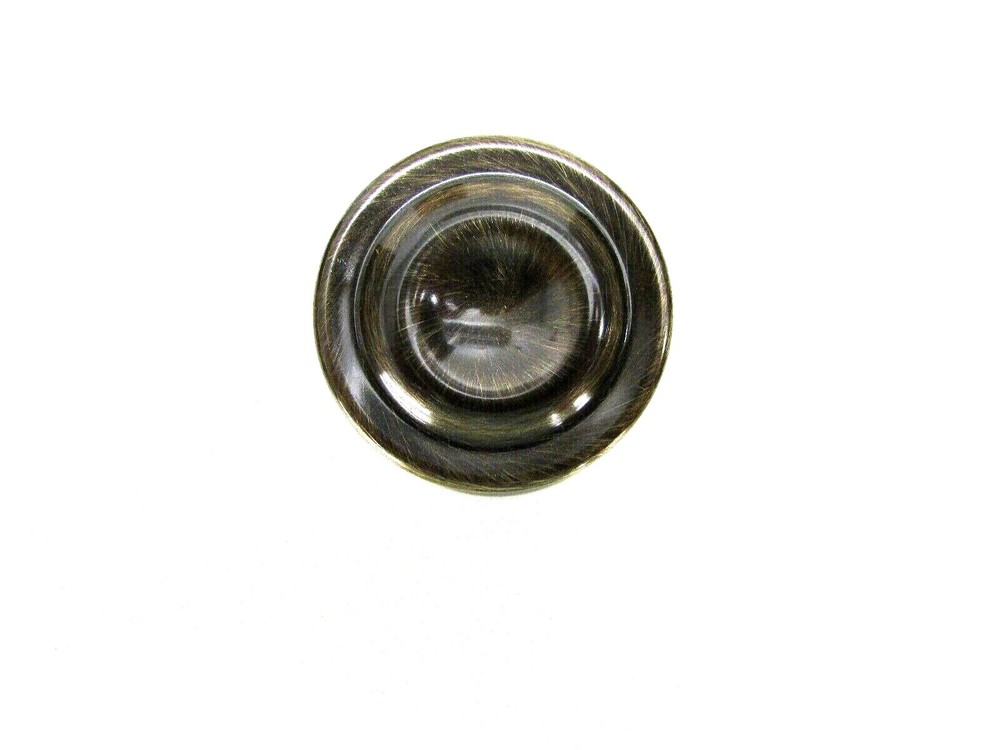 NEW (2) WEISER NAC12-R5 RICHMOND ANTIQUE BRASS DUMMY KNOBS