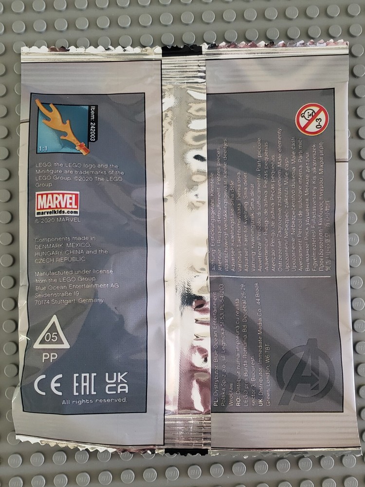 LEGO Captain Marvel Minifigure Foil Pack 242003 - Marvel AVENGERS