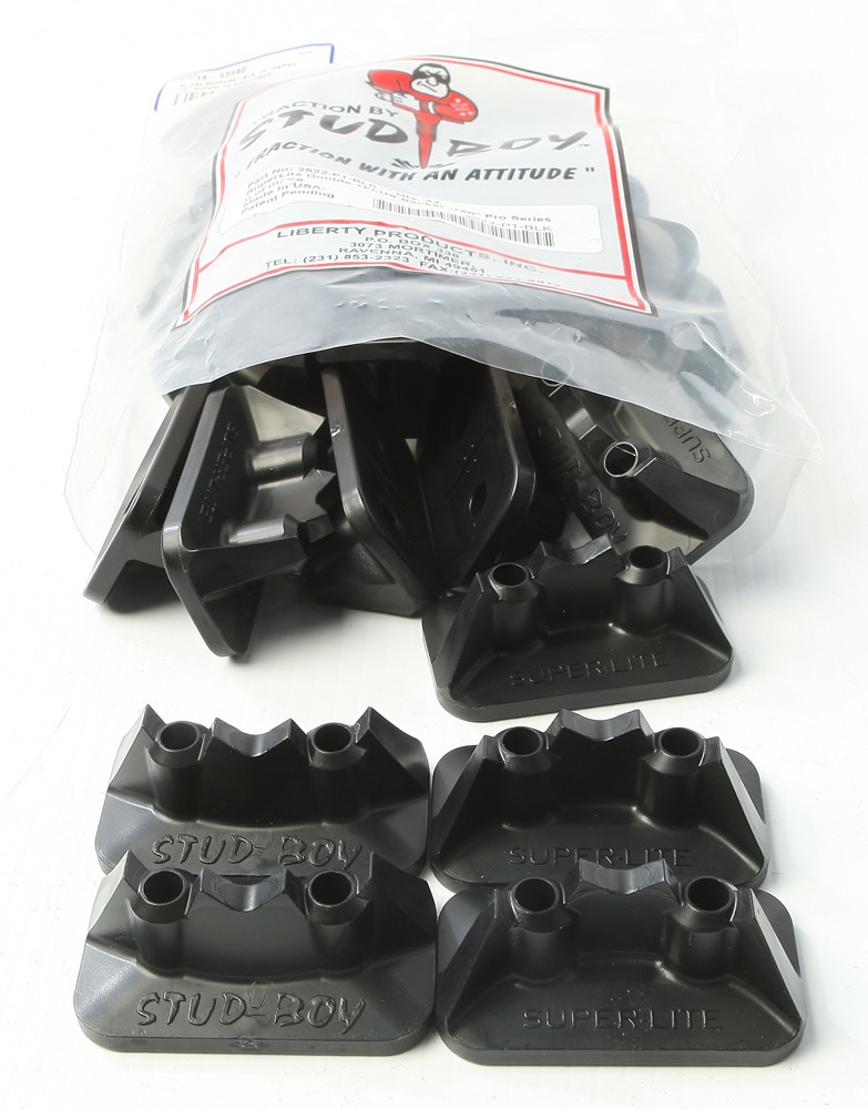 Stud Boy .75" Super-Lite Pro Series Double Backers 1.20" Black - 24 Pack