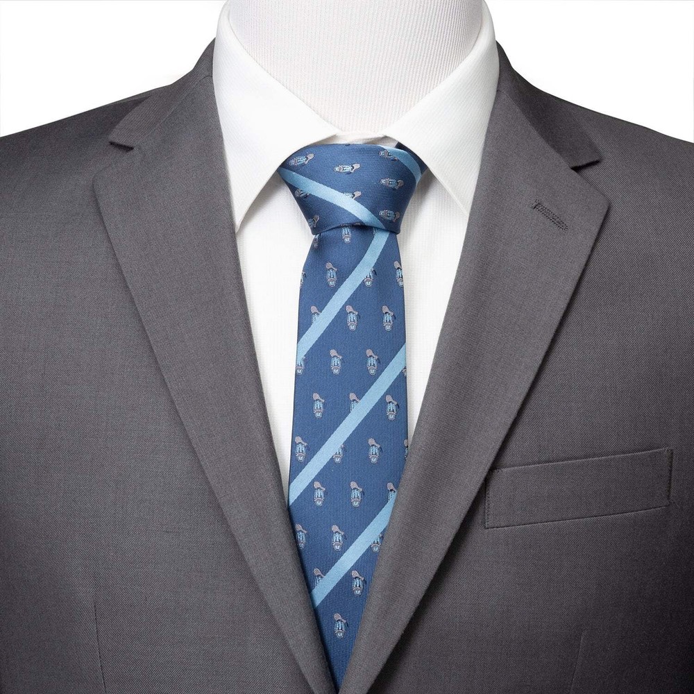 Disney Donald Duck Stripe Blue Men's Tie