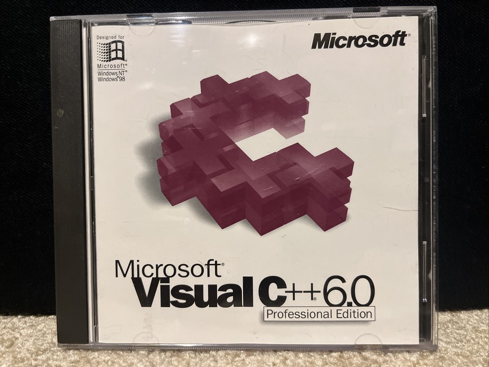 Microsoft Visual C ++ 6.0 Professional Edition - for Windows 95 or NT w/Key