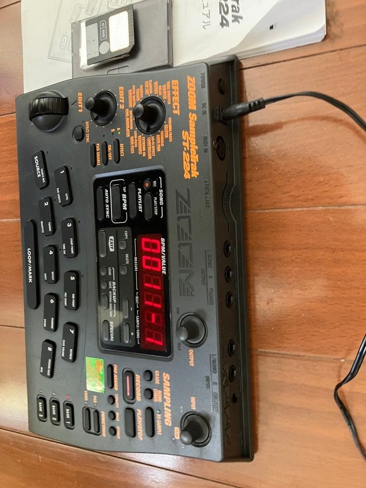 Zoom ST-224 SampleTrak Sampler with AC adapter #0004