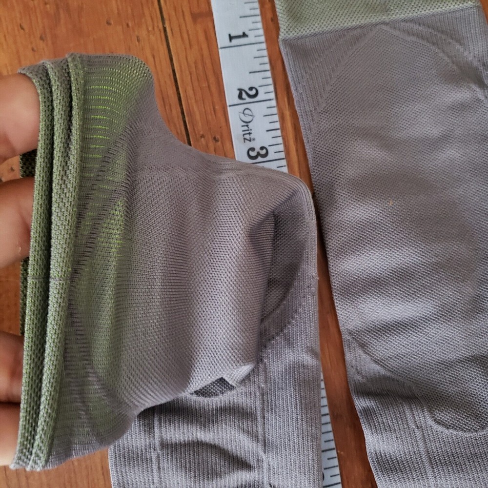 Mcdavid Targeted Compression 10k Runner Socks/pair Small - Charcoal/Br. Yellow