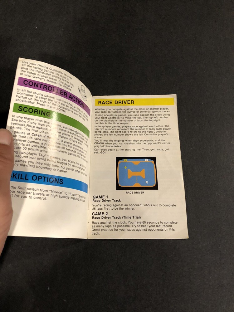 atari 2600 race telegames manual