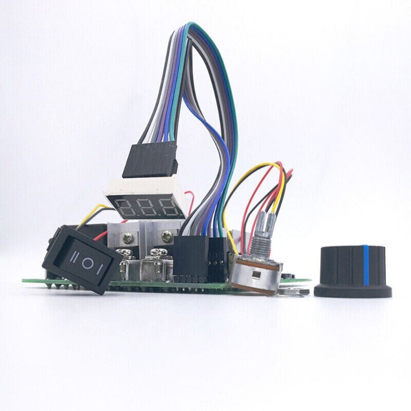 Digital 100A 10-55V PWM DC Motor Speed Controller Forward Reversal adjustable
