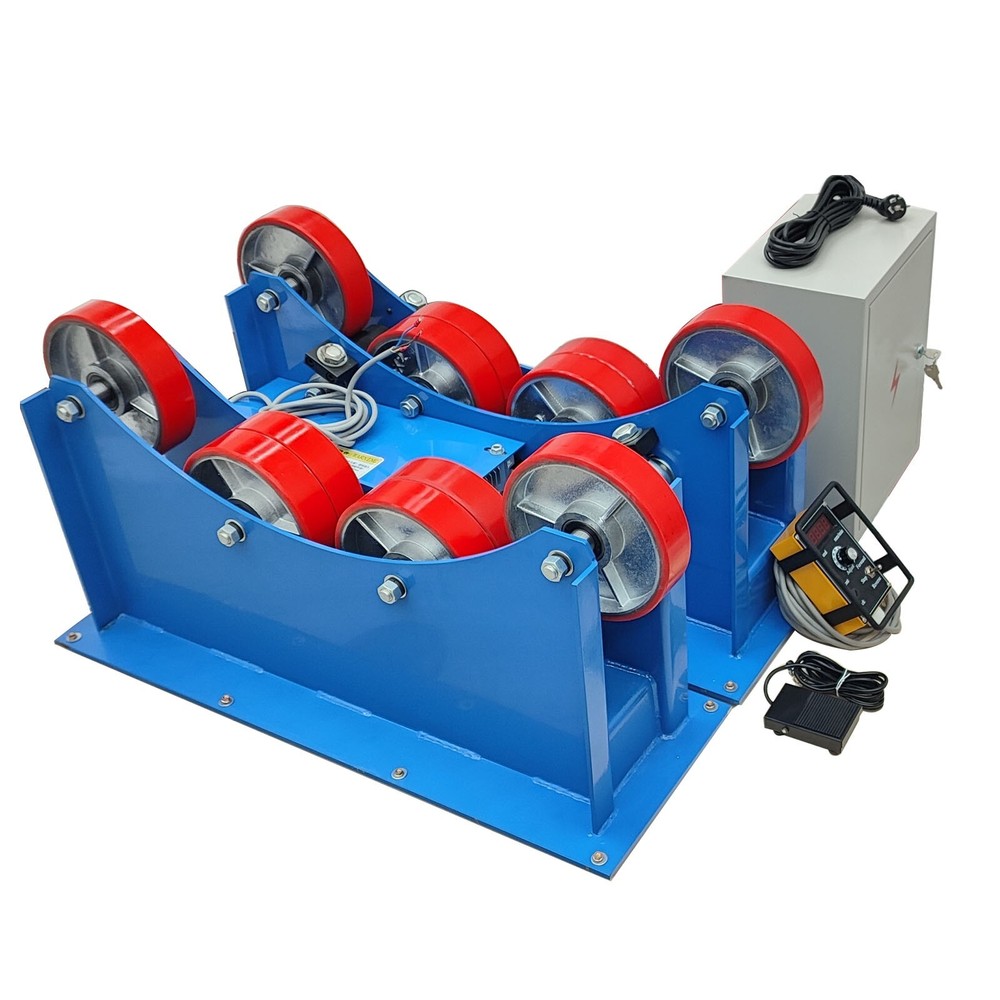 220V 3T Welding Turning Roller Rotating Adjustable Welding Roller Support Frame