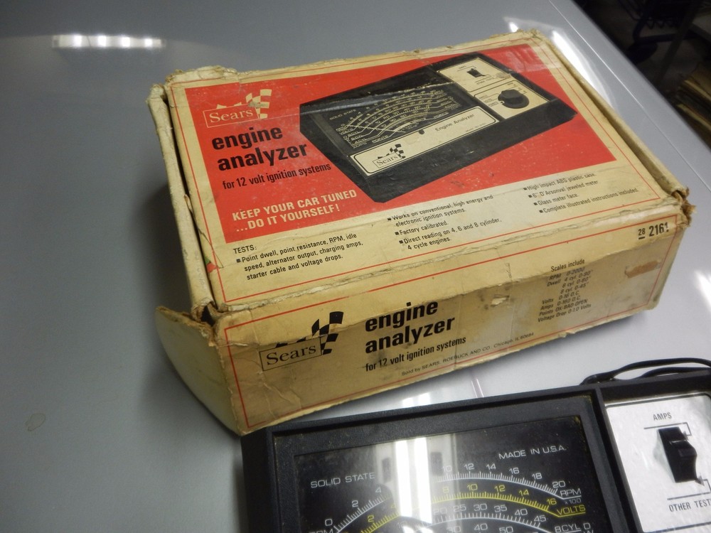 SEARS ENGINE ANALYZER 12 VOLT #28-2161