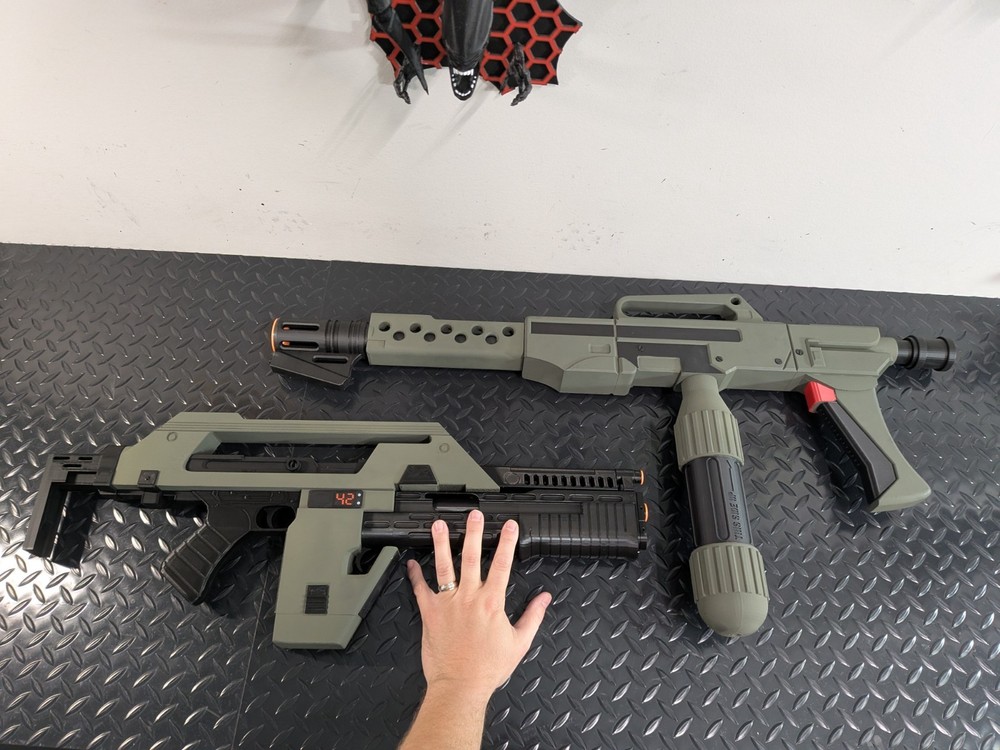 Aliens - M240 Flame Thrower - Plus M41A Pulse - Massive 3D Prints - Hand Painted