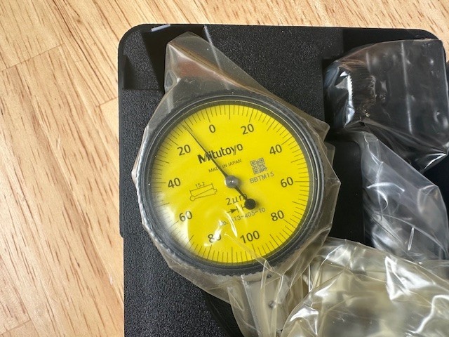 MITUTOYO Test Indicator, Metric, Full Set