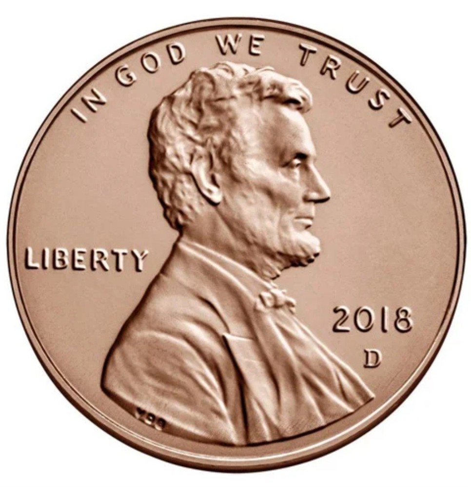 2018  D   Lincoln Shield Cent - GEM BU From Loomis Roll