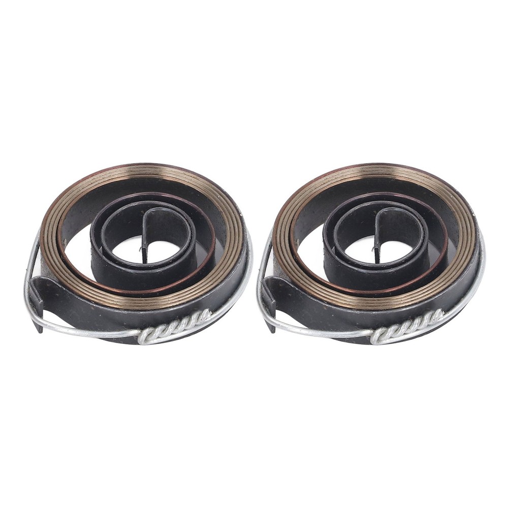 2Pcs Drill Press Spring Quill Feed Return Coil 8mm Width 35mm Outer Diameter