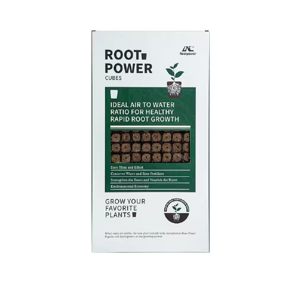Outdoor Rootpower Coco Coir Seeding Plugs 200 Cells Tray
