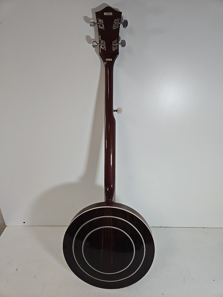 Vintage Harmony 5 String Eagle Banjo With Case