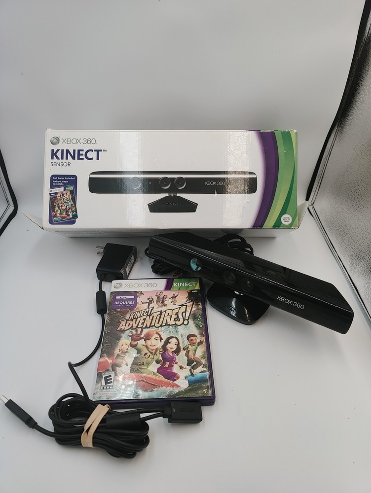 Microsoft Xbox 360 Kinect Motion Sensor 1414  CIB Tested With Game