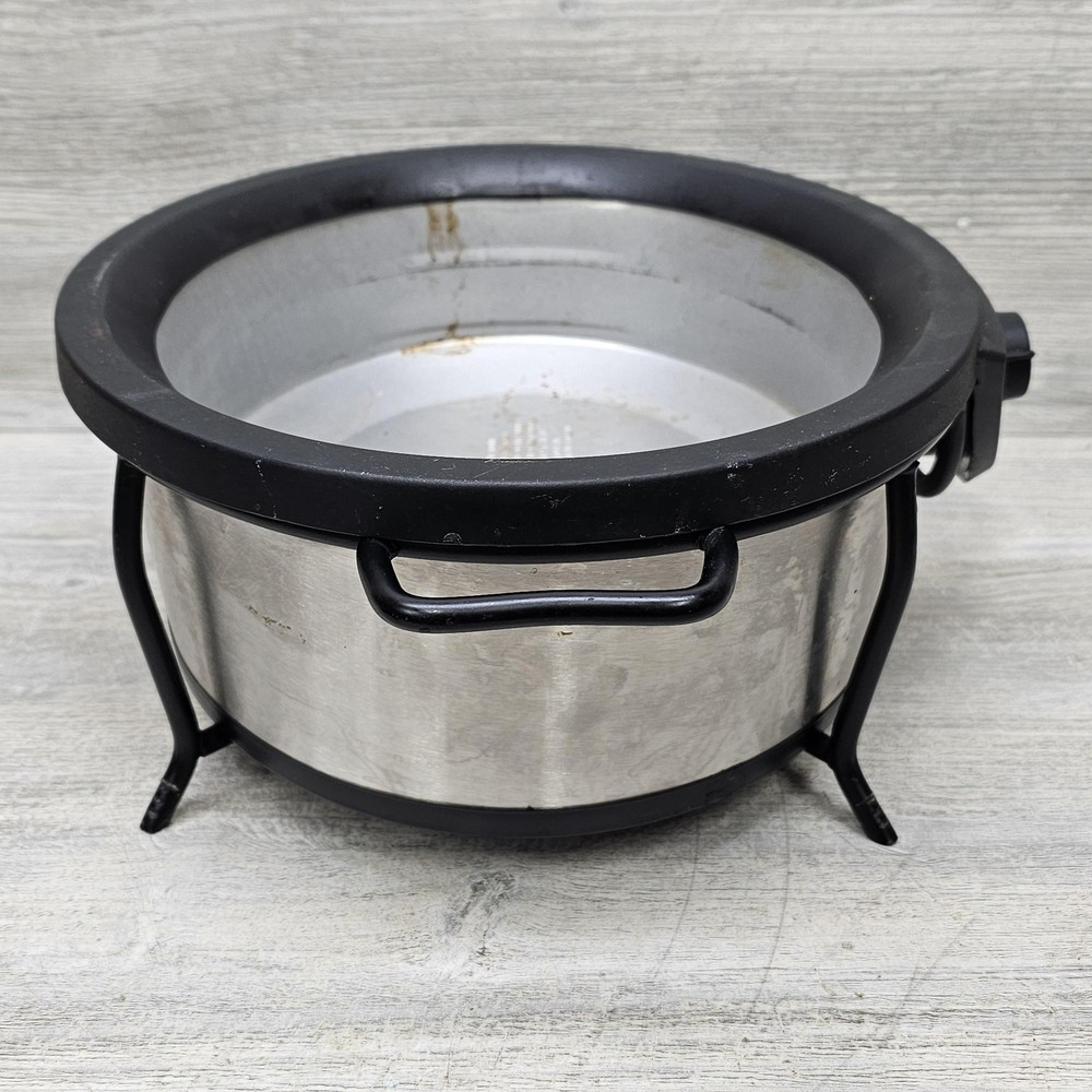 Rival VersaWare Slow Cooker Replacement Base & Power Cord Stainless Model SC7600