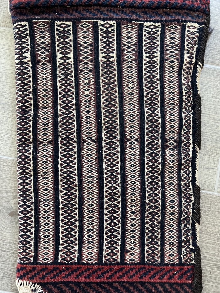 Vintage Handmade CAMEL WOOL Middle Eastern. SADDLE Bag