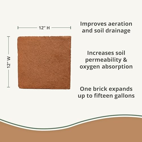 - 100% Buffered Organic Coco Coir for Plants & Buffered Coco Bliss (10lbs)