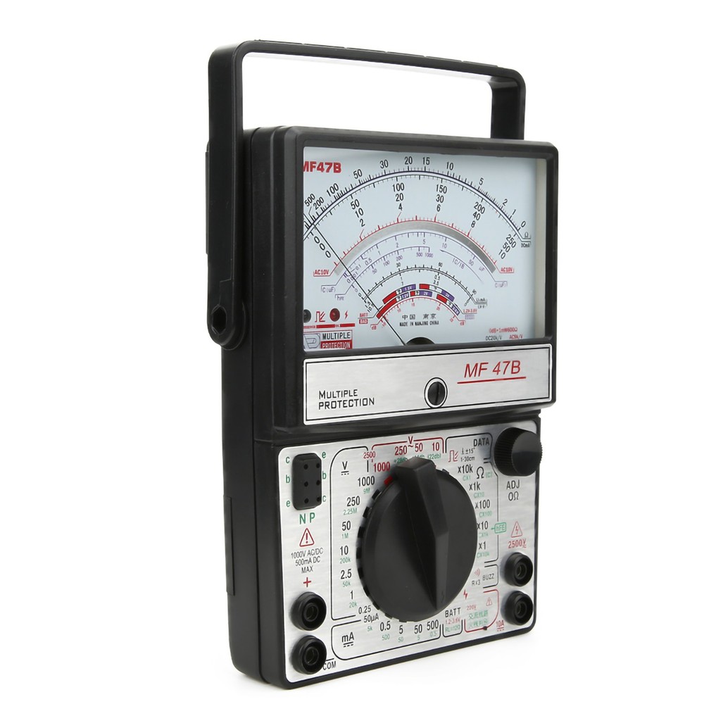 MF47B Digital Screen Multimeter AC DC Voltage Current Detector